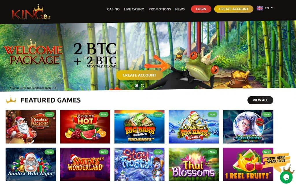 kingbit bitcoin casino